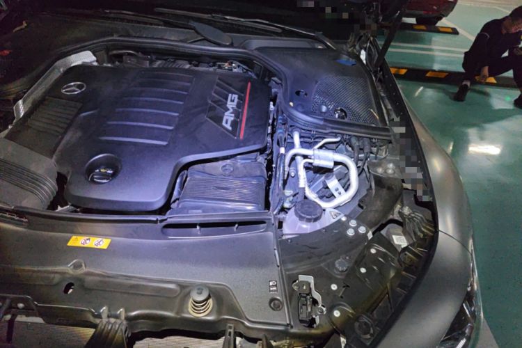 Used Mercedes-Benz AMG GT 2019 AMG GT 50 four-door sports car Engine Bay Left