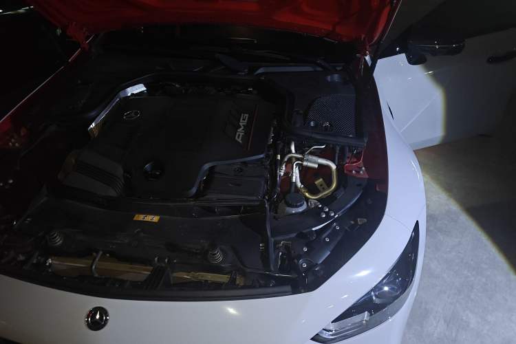 Used Mercedes-Benz AMG GT 2019 AMG GT 50 four-door sports car Engine Bay Left