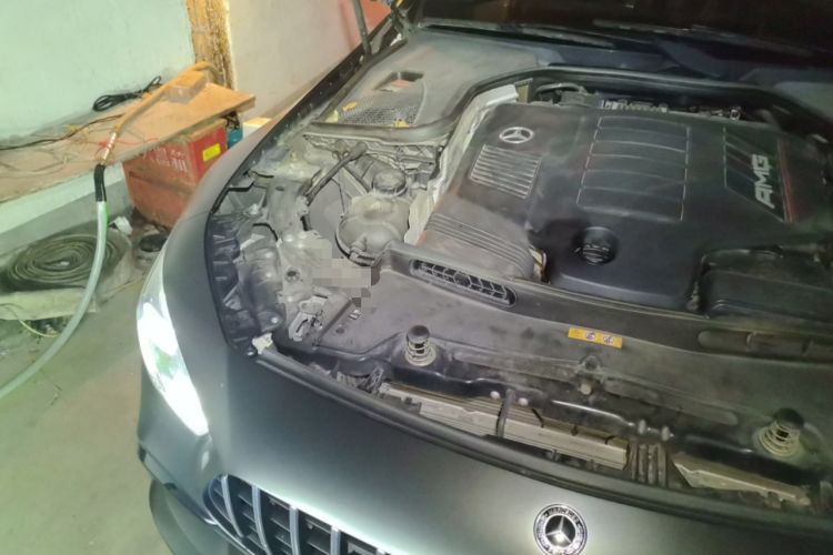 Used Mercedes-Benz AMG GT 2019 AMG GT 50 four-door sports car Engine Bay Right