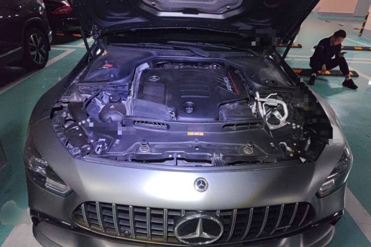 Used Mercedes-Benz AMG GT 2019 AMG GT 50 four-door sports car Engine Bay