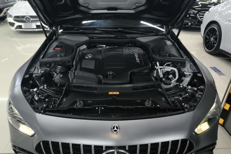 Used Mercedes-Benz AMG GT 2019 AMG GT 50 four-door sports car Engine Bay