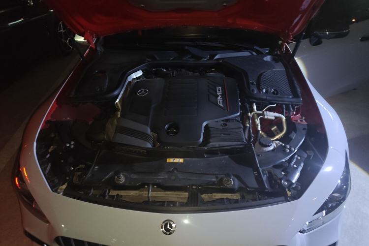 Used Mercedes-Benz AMG GT 2019 AMG GT 50 four-door sports car Engine Bay