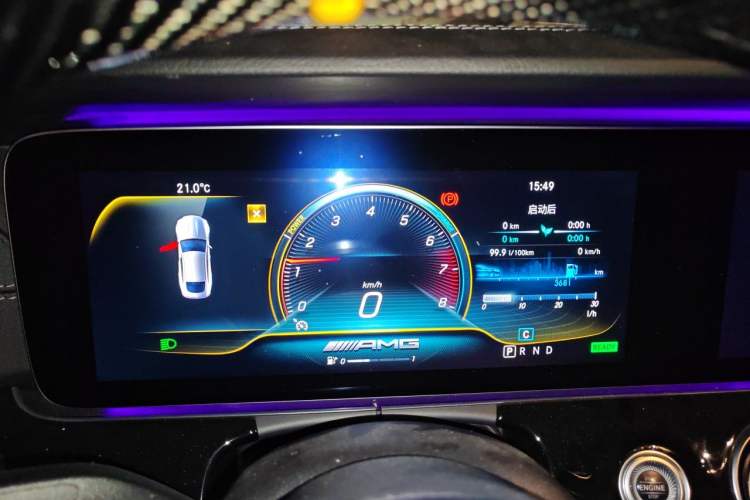 Used Mercedes-Benz AMG GT 2019 AMG GT 50 four-door sports car Instrument Cluster