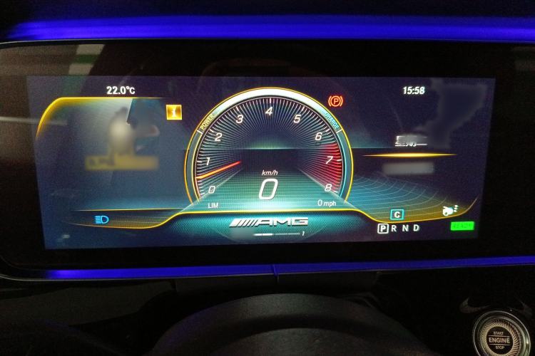 Used Mercedes-Benz AMG GT 2019 AMG GT 50 four-door sports car Instrument Cluster