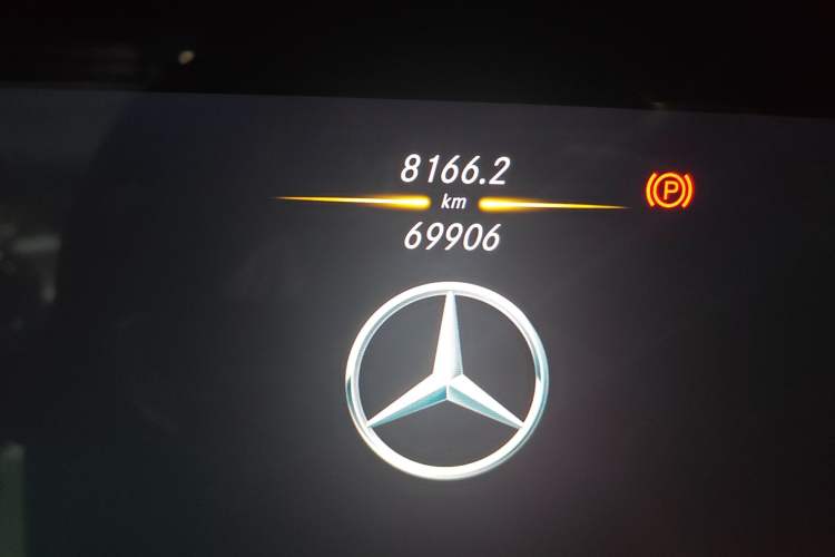 Used Mercedes-Benz AMG GT 2019 AMG GT 50 four-door sports car Odometer Close Up