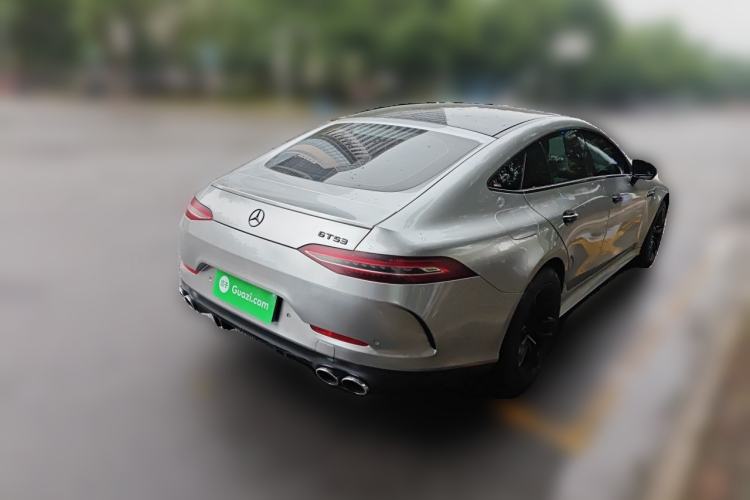 Used Mercedes-Benz AMG GT 2019 AMG GT 50 four-door sports car Rear Right 45 Deg