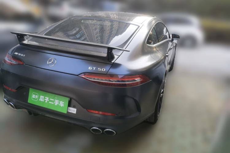Used Mercedes-Benz AMG GT 2019 AMG GT 50 four-door sports car Rear Right 45 Deg
