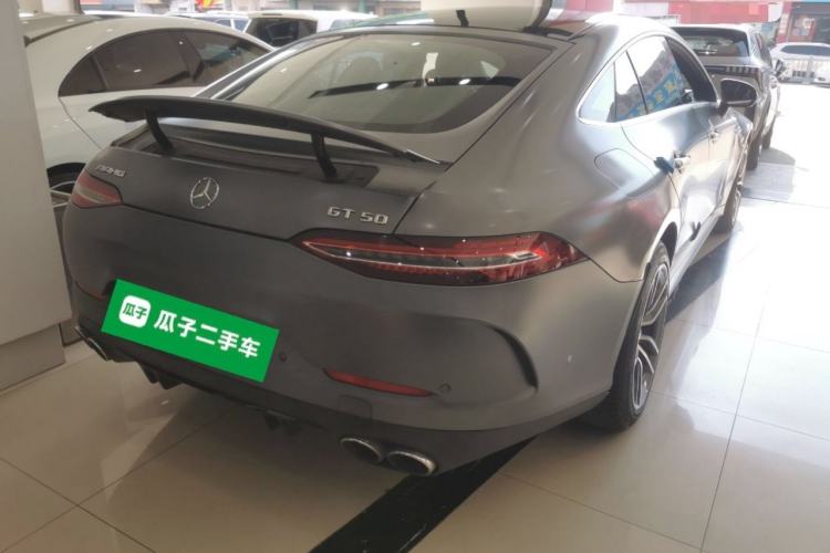 Used Mercedes-Benz AMG GT 2019 AMG GT 50 four-door sports car Rear Right 45 Deg