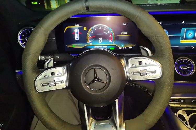 Used Mercedes-Benz AMG GT 2019 AMG GT 50 four-door sports car Steering Wheel