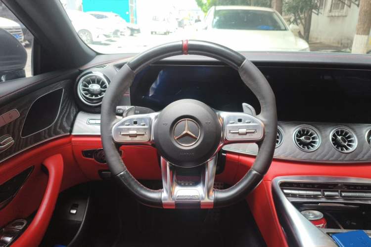 Used Mercedes-Benz AMG GT 2019 AMG GT 53 4MATIC+ Four-Door Coupe Steering Wheel