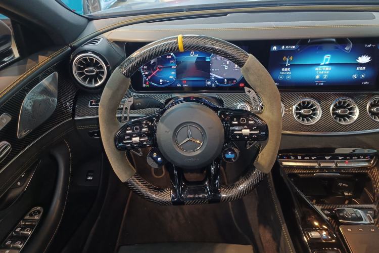 Used Mercedes-Benz AMG GT 2019 AMG GT 63 S 4MATIC+ Four-Door Coupe Steering Wheel