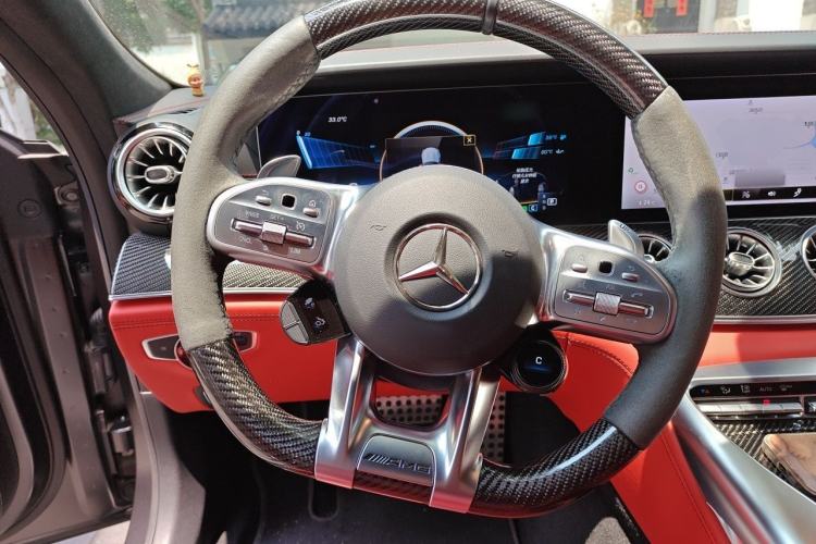 Used Mercedes-Benz AMG GT 2019 AMG GT 50 four-door sports car Steering Wheel