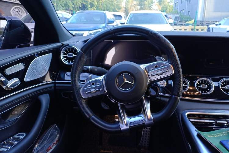 Used Mercedes-Benz AMG GT 2019 AMG GT 50 four-door sports car Steering Wheel