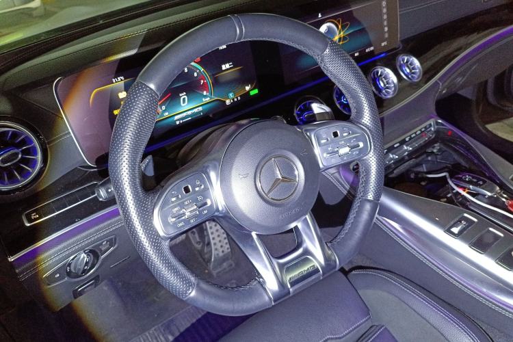 Used Mercedes-Benz AMG GT 2019 AMG GT 50 four-door sports car Steering Wheel