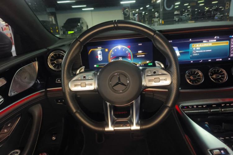 Used Mercedes-Benz AMG GT 2019 AMG GT 50 four-door sports car Steering Wheel