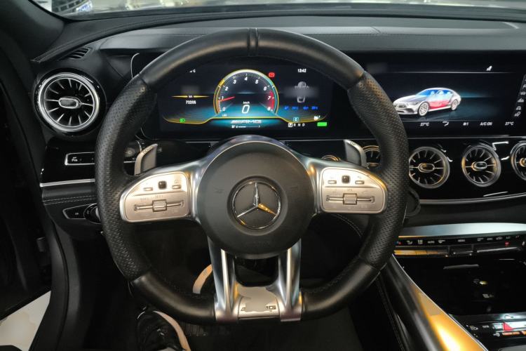 Used Mercedes-Benz AMG GT 2019 AMG GT 50 four-door sports car Steering Wheel