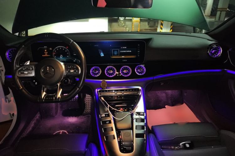 Used Mercedes-Benz AMG GT 2019 AMG GT 50 four-door sports car Center Console