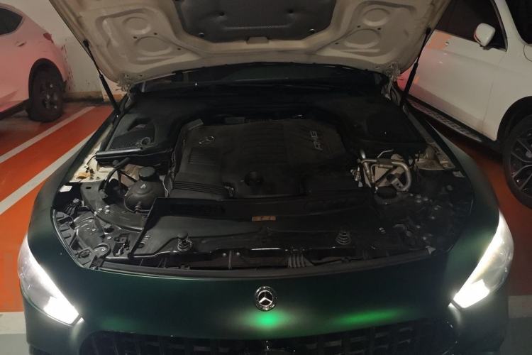 Used Mercedes-Benz AMG GT 2019 AMG GT 50 four-door sports car Engine Bay