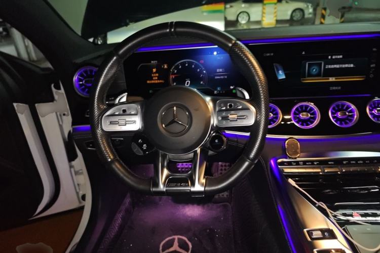 Used Mercedes-Benz AMG GT 2019 AMG GT 50 four-door sports car Steering Wheel