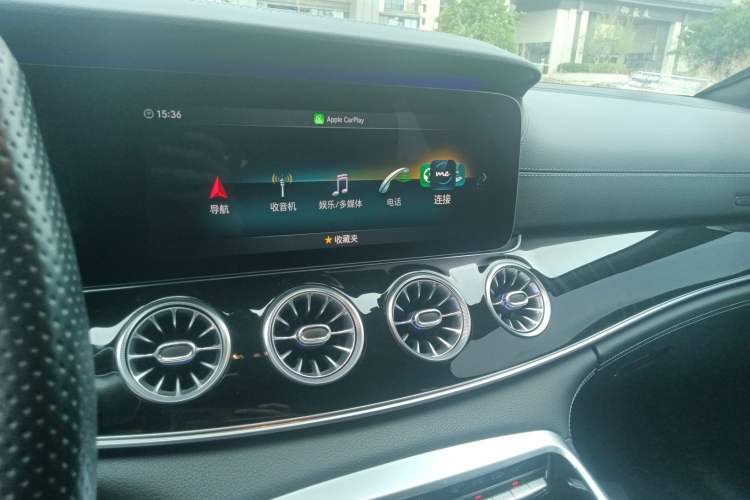 Used Mercedes-Benz AMG GT 2019 AMG GT 50 four-door sports car Audio And AC Panel