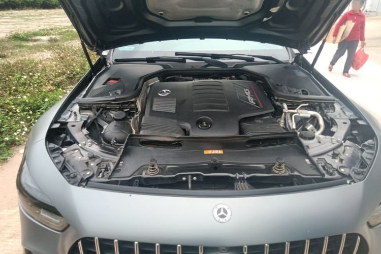 Used Mercedes-Benz AMG GT 2019 AMG GT 50 four-door sports car Engine Bay