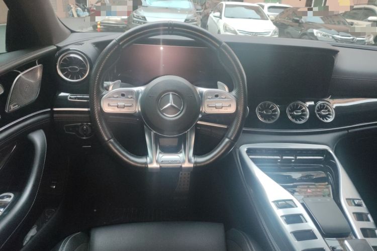 Used Mercedes-Benz AMG GT 2019 AMG GT 50 four-door sports car Steering Wheel
