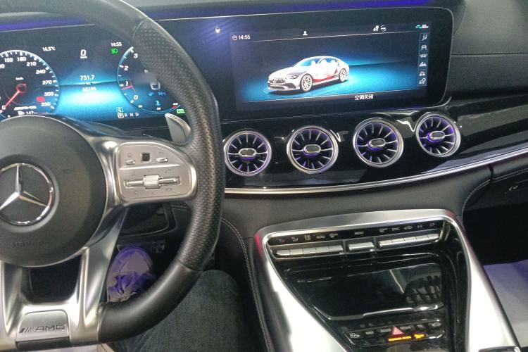 Used Mercedes-Benz AMG GT 2019 AMG GT 50 four-door sports car Center Console