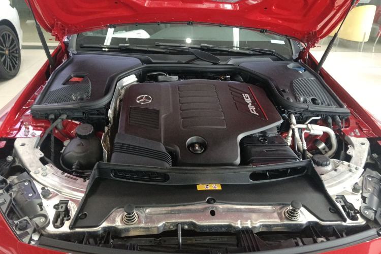 Used Mercedes-Benz AMG GT 2019 AMG GT 50 four-door sports car Engine Bay