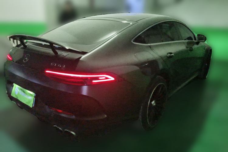 Used Mercedes-Benz AMG GT 2019 AMG GT 50 four-door sports car Rear Right 45 Deg