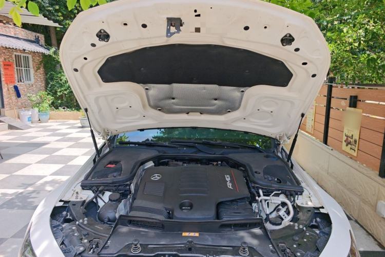 Used Mercedes-Benz AMG GT 2019 AMG GT 50 four-door sports car Engine Bay