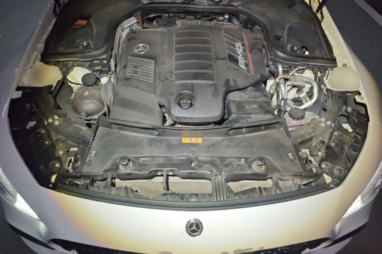 Used Mercedes-Benz AMG GT 2019 AMG GT 50 four-door sports car Engine Bay