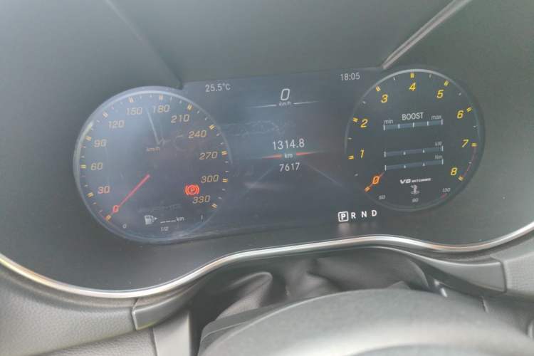Used Mercedes-Benz AMG GT 2019 AMG GT Odometer Close Up