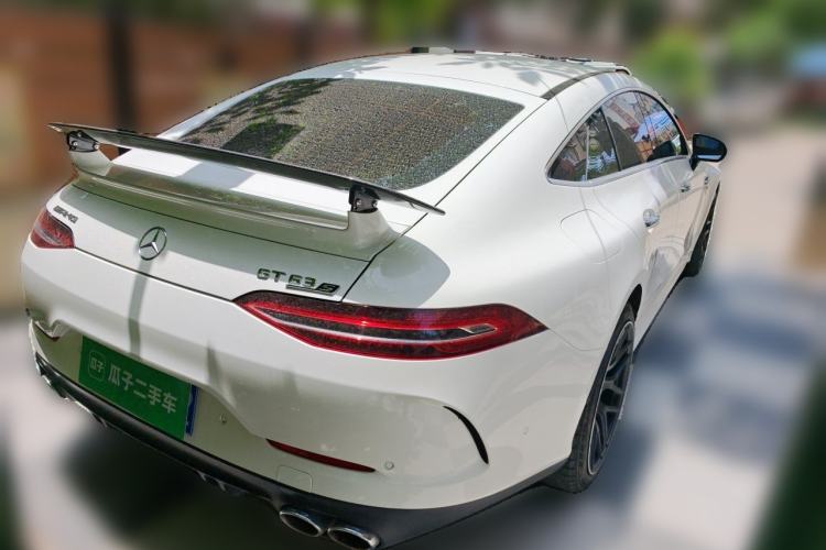 Used Mercedes-Benz AMG GT 2019 AMG GT 50 four-door sports car Rear Right 45 Deg