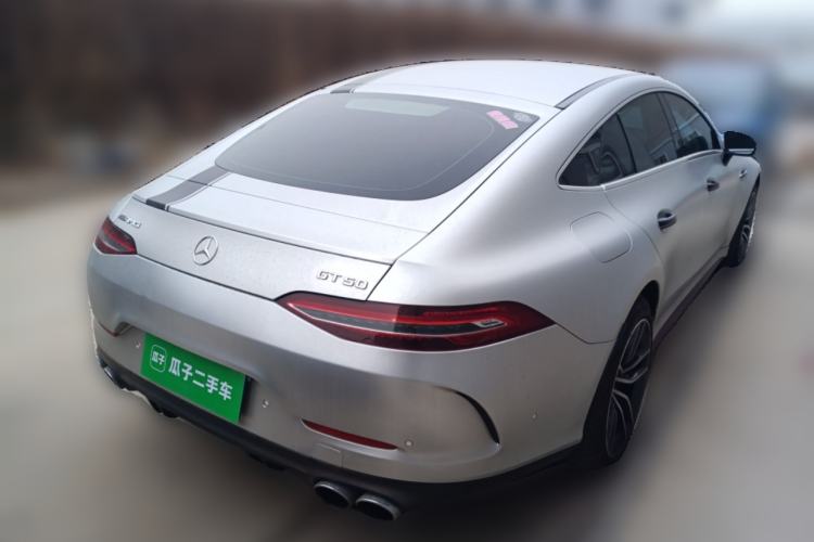Used Mercedes-Benz AMG GT 2019 AMG GT 50 four-door sports car Rear Right 45 Deg