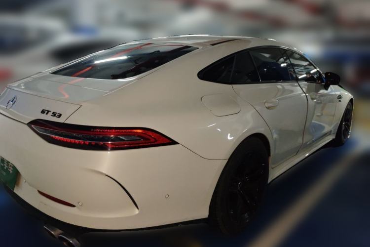 Used Mercedes-Benz AMG GT 2019 AMG GT 50 four-door sports car Rear Right 45 Deg