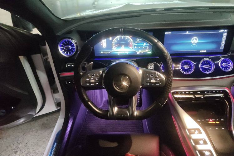Used Mercedes-Benz AMG GT 2019 AMG GT 50 four-door sports car Steering Wheel