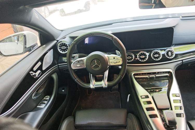 Used Mercedes-Benz AMG GT 2019 AMG GT 50 four-door sports car Steering Wheel