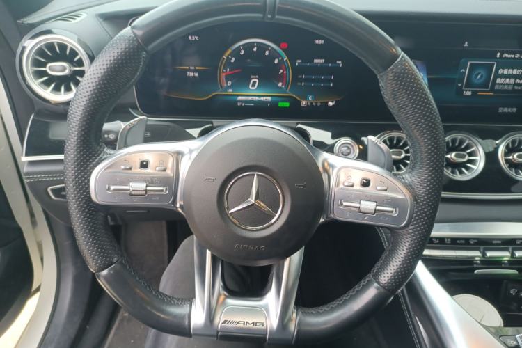 Used Mercedes-Benz AMG GT 2019 AMG GT 50 four-door sports car Steering Wheel