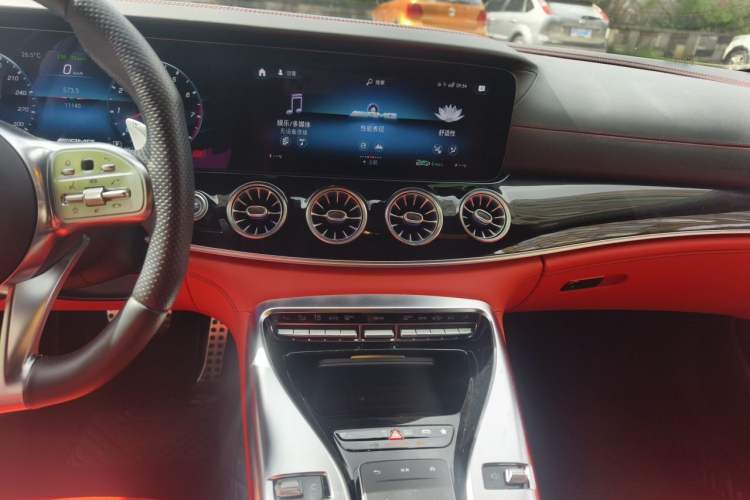 Used Mercedes-Benz AMG GT 2020 AMG GT 50 Four-Door Coupe Audio And AC Panel