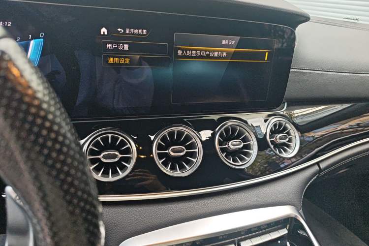 Used Mercedes-Benz AMG GT 2020 AMG GT 50 Four-Door Coupe Audio And AC Panel