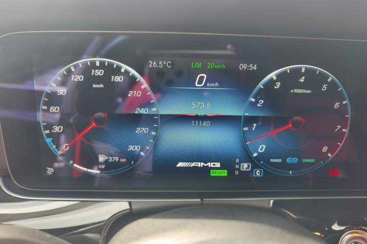 Used Mercedes-Benz AMG GT 2020 AMG GT 50 Four-Door Coupe Odometer Close Up