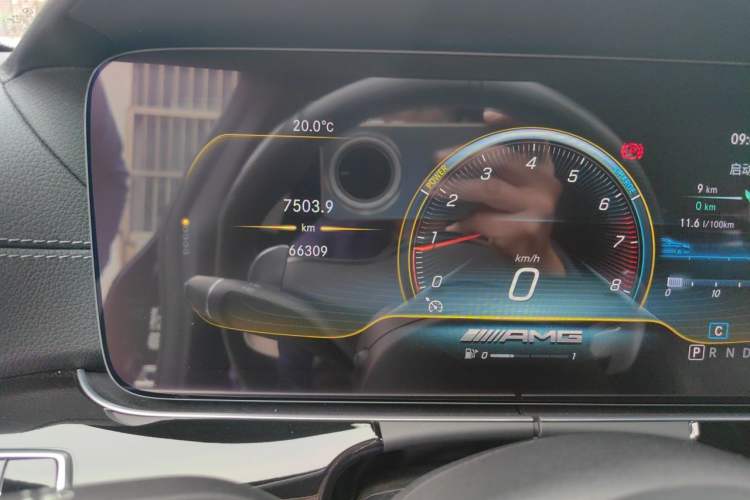 Used Mercedes-Benz AMG GT 2020 AMG GT 50 Four-Door Coupe Odometer Close Up