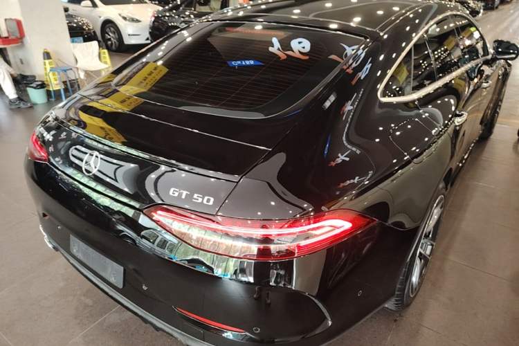 Used Mercedes-Benz AMG GT 2020 AMG GT 50 Four-Door Coupe Rear Right 45 Deg