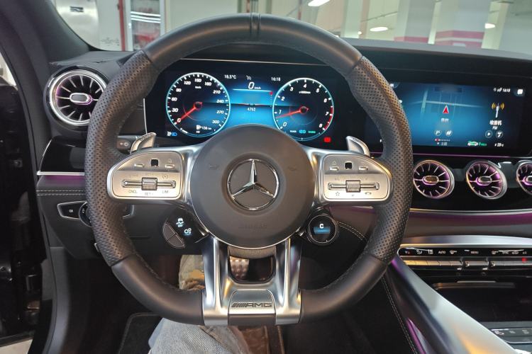 Used Mercedes-Benz AMG GT 2020 AMG GT 50 Four-Door Coupe Steering Wheel