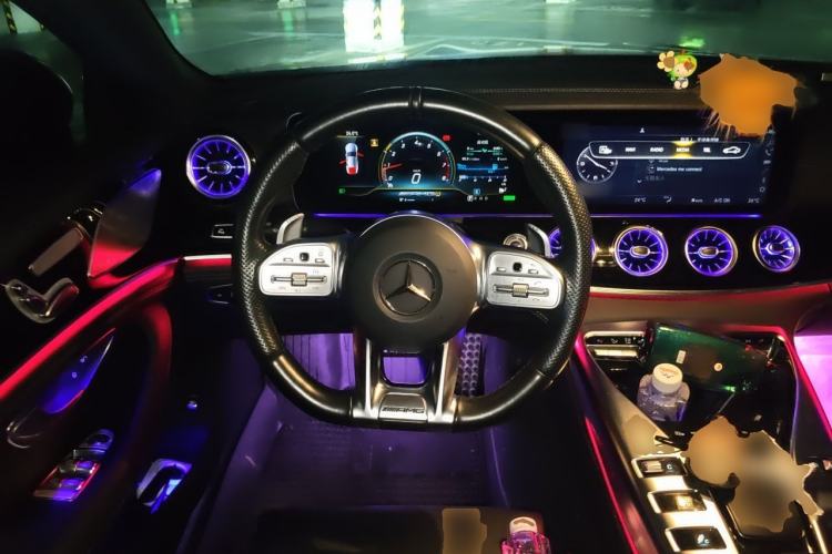 Used Mercedes-Benz AMG GT 2020 AMG GT 50 Four-Door Coupe Steering Wheel