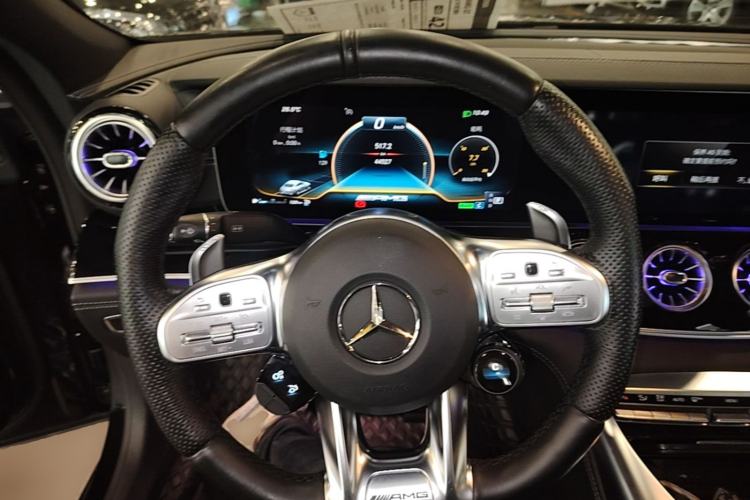 Used Mercedes-Benz AMG GT 2020 AMG GT 50 Four-Door Coupe Steering Wheel