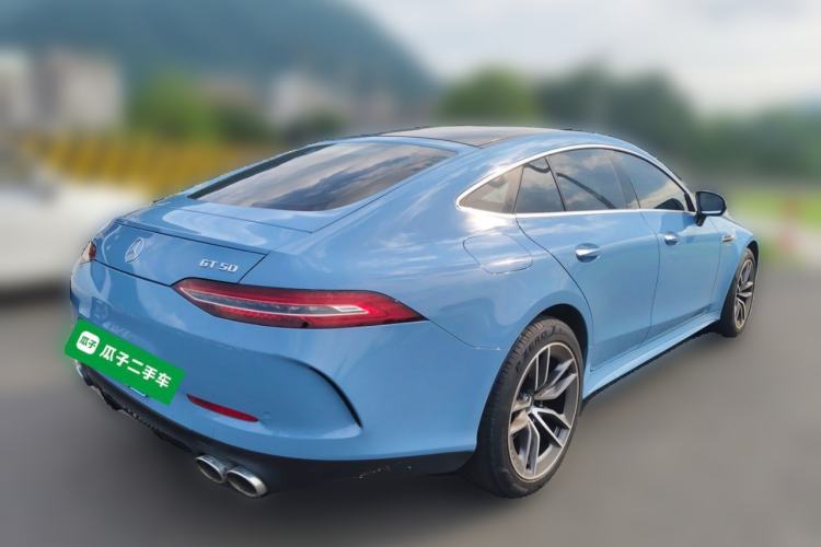 Used Mercedes-Benz AMG GT 2020 AMG GT 50 Four-Door Coupe Rear Right 45 Deg