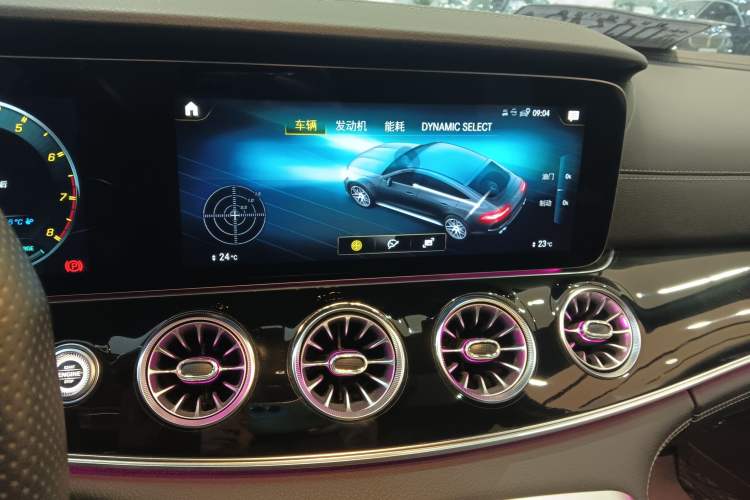 Used Mercedes-Benz AMG GT 2020 AMG GT 50 Four-Door Coupe Audio And AC Panel
