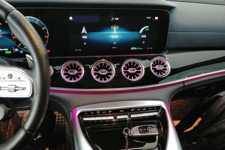 Used Mercedes-Benz AMG GT 2020 AMG GT 50 Four-Door Coupe Audio And AC Panel