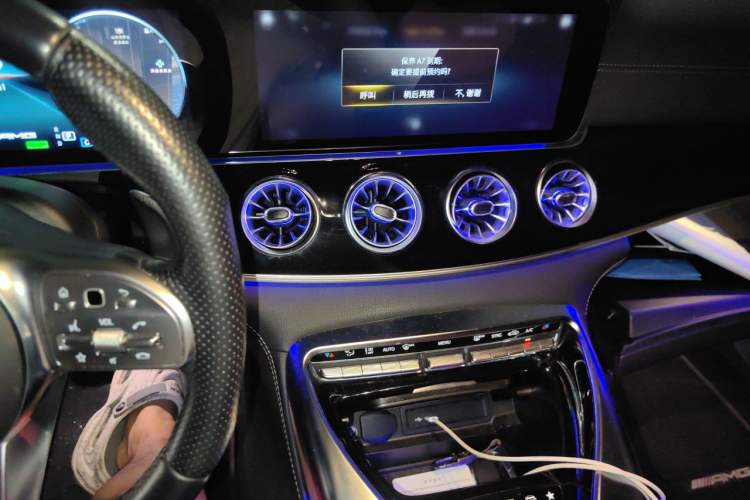Used Mercedes-Benz AMG GT 2020 AMG GT 50 Four-Door Coupe Audio And AC Panel